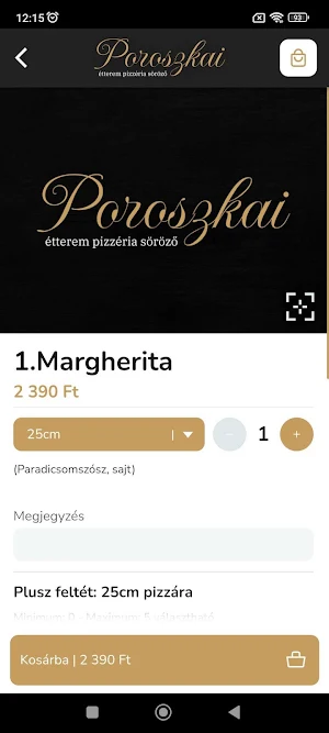 Poroszkai Étterem Screenshot 2