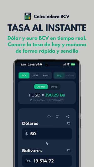 Calculadora BCV: Dólar Hoy Screenshot 0