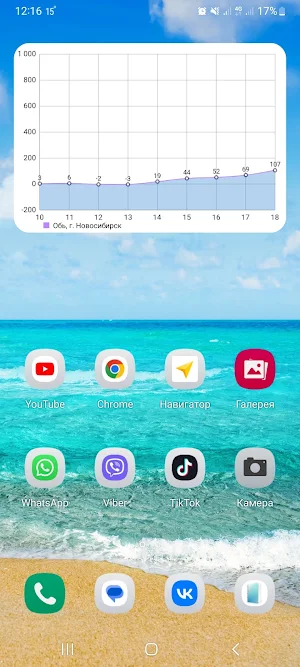 Уровень воды в реке Screenshot 0