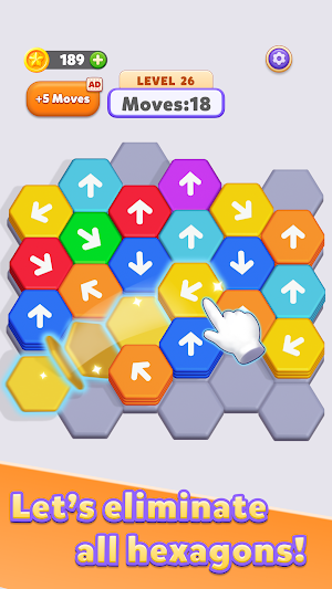 Hexa Run - Block Puzzle Screenshot 2