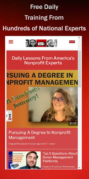 The Nonprofit Show eLearning Screenshot 1
