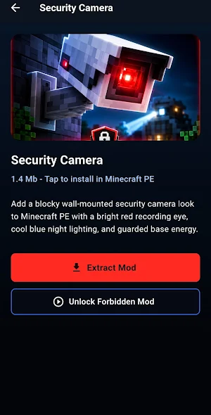 Mod Security Camera MCPE Screenshot 3