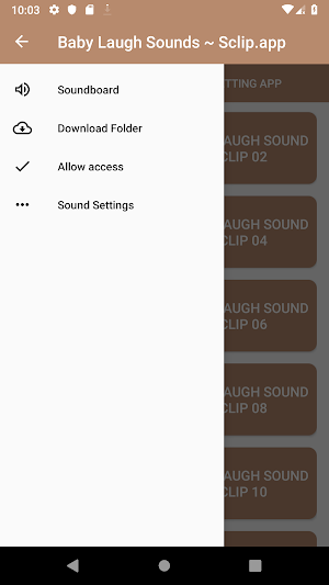 Baby Laugh Sound Collections ~ Sclip.app Screenshot 3
