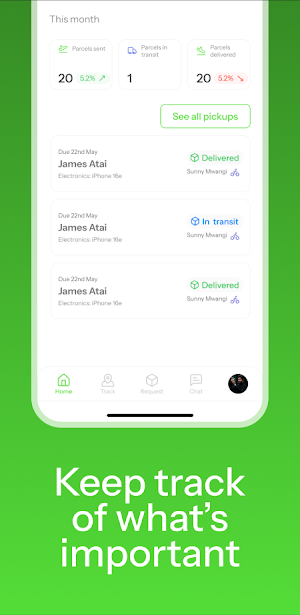 Suivi Parcel Screenshot 2