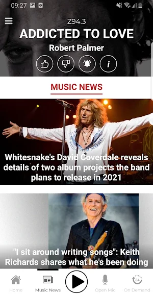 Z94.3 WZOC Screenshot 2
