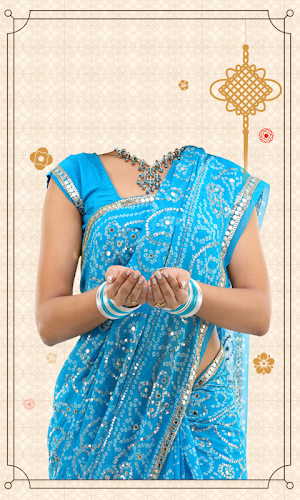 Photo Editor & Photo Frames: Women Saree Photo Screenshot 1