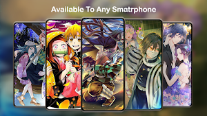 Demon Slayer Couple Wallpaper Screenshot 1
