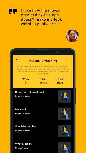 Seated Exercise in Vehicles Screenshot 3