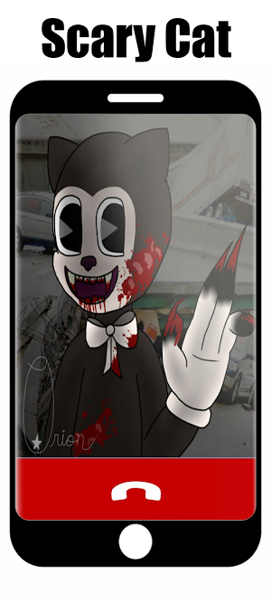 Fake Call Scary Cat Game Screenshot 2