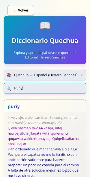 +Quechua: Quechua Boliviano Screenshot 2