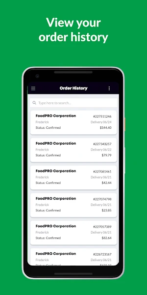 FoodPro Corporation Screenshot 2