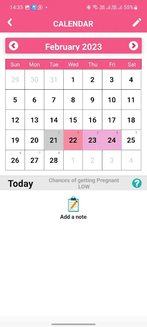 MyPeriod Tracker Screenshot 3