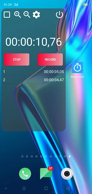 Utility Floating Stopwatch Screenshot 1