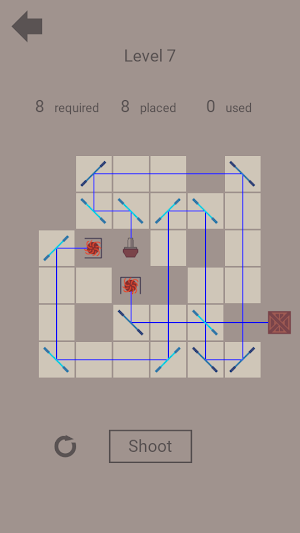 Lasers & Mirrors Puzzle: Warps Screenshot 0
