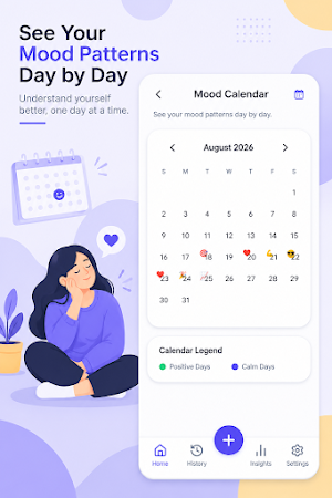 Dhunu Moods- Mood Tracker App Screenshot 2