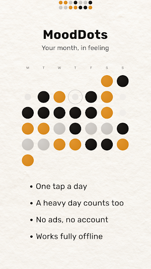MoodDots: A Calm Mood Journal Screenshot 0