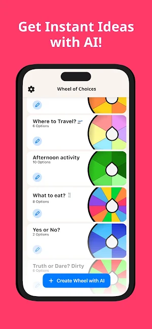 Spin roulette Wheel of Choices Screenshot 1