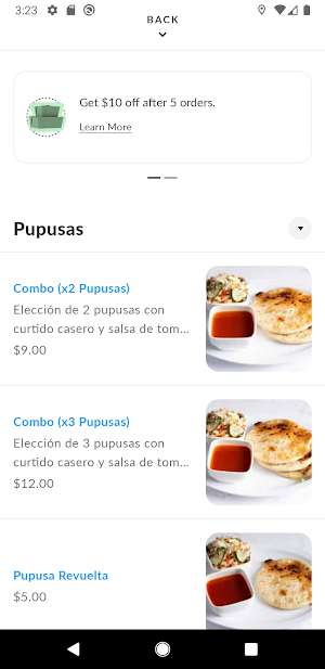 Pupusas de La Reina Screenshot 2