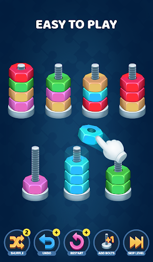 Nuts & Bolts: Screw Sorting 3D Screenshot 0