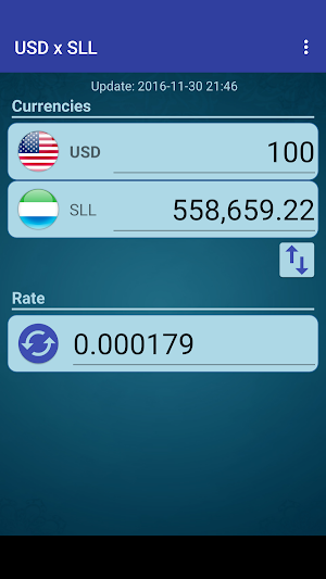 US Dollar Sierra Leonean Leone Screenshot 0