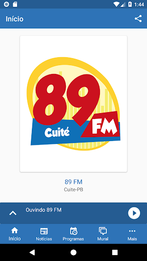 89 FM Cuité Screenshot 1