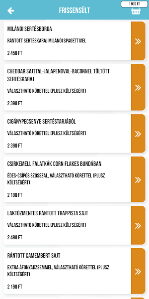 TörökZugEvő Pizza & Pasta Screenshot 3