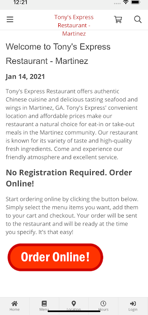 Tony's Express - Martinez Screenshot 0