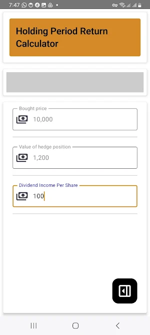 HPR Calculator Screenshot 3
