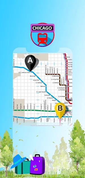 Chicago Transit: CTA Bus & Train tracker Screenshot 1