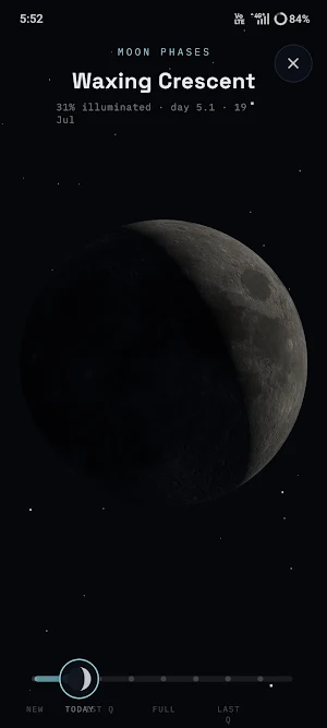 Moon Explorer - 3D Moon Phases Screenshot 2