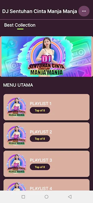 Dj Sentuhan Cinta Manja Manja Screenshot 0