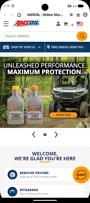AMSOIL Shopping App Screenshot 2