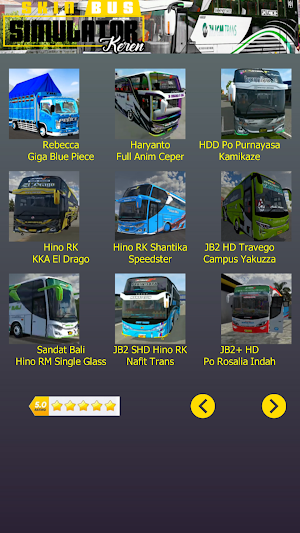 Skin Bus Simulator Keren Screenshot 3