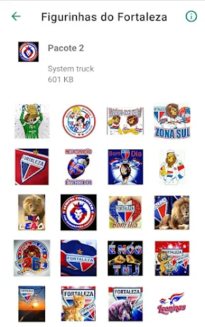 Figurinhas do Fortaleza | Stickers do Leão do PICI Screenshot 3