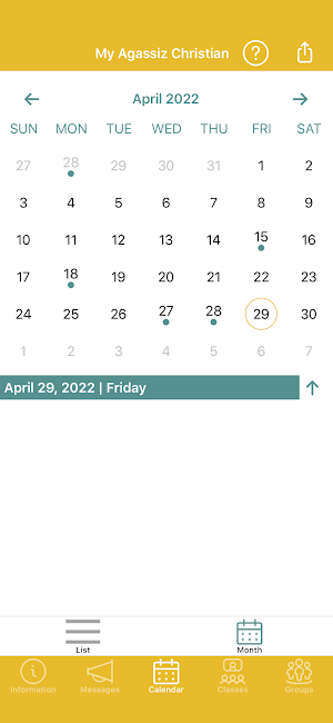 My Agassiz Christian Screenshot 1