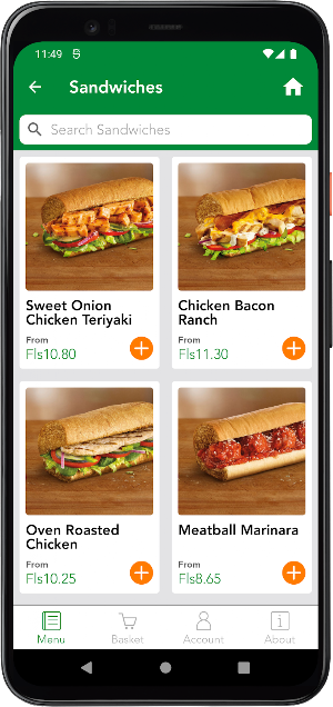 Subway Aruba Screenshot 2
