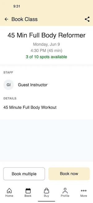 Private Figure Pilates Screenshot 2