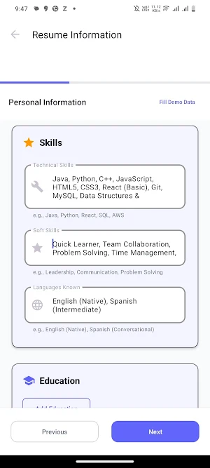 ResumeNxt Screenshot 2