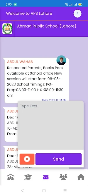 APS Lahore Screenshot 2