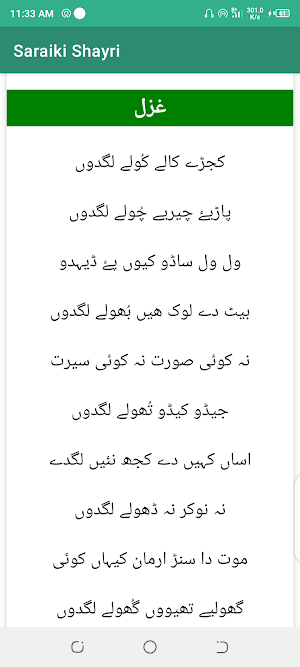 Saraiki Shayri Screenshot 2