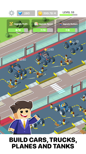 Car Factory Manager: Idle Game Screenshot 0