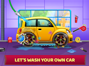 Car Service For Kids - Kids Car Wash Games Screenshot 1