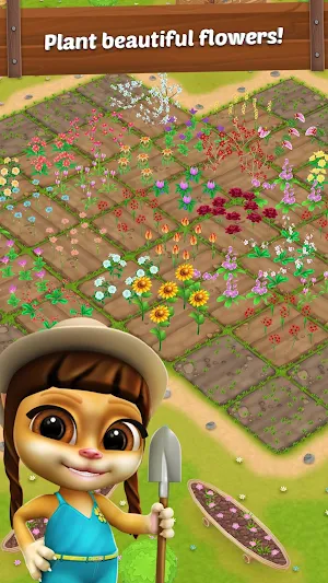 Emma the Cat Gardener: My Virtual Pet Screenshot 1