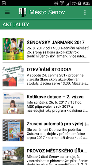 Město Šenov Screenshot 1