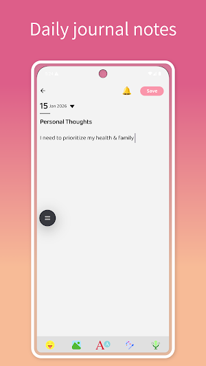 Minimal Habit & Notes Tracker Screenshot 3