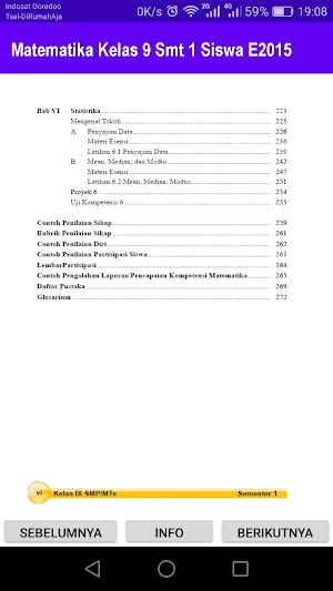 Matematika Kelas 9 Semester 1  Screenshot 3