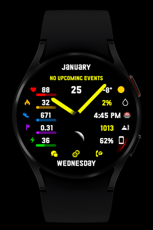 Analog SuperInfo Watch Face Screenshot 1
