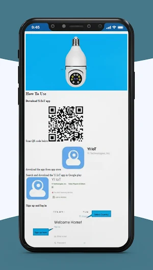 E27 Light Bulb IP Camera Guide Screenshot 2