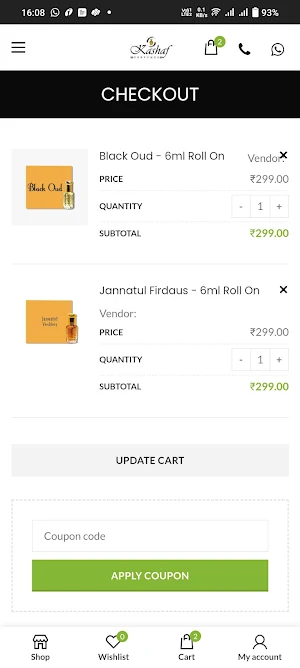 Kashaf Perfumes Screenshot 3