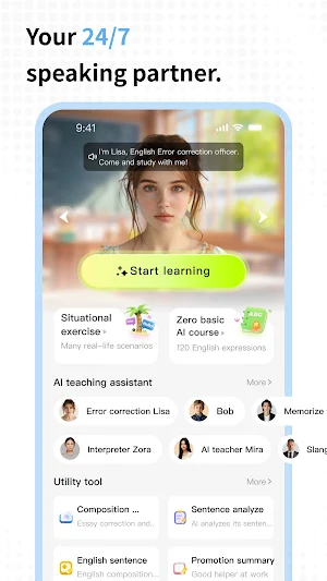TalkAI-Language Speaking Screenshot 1
